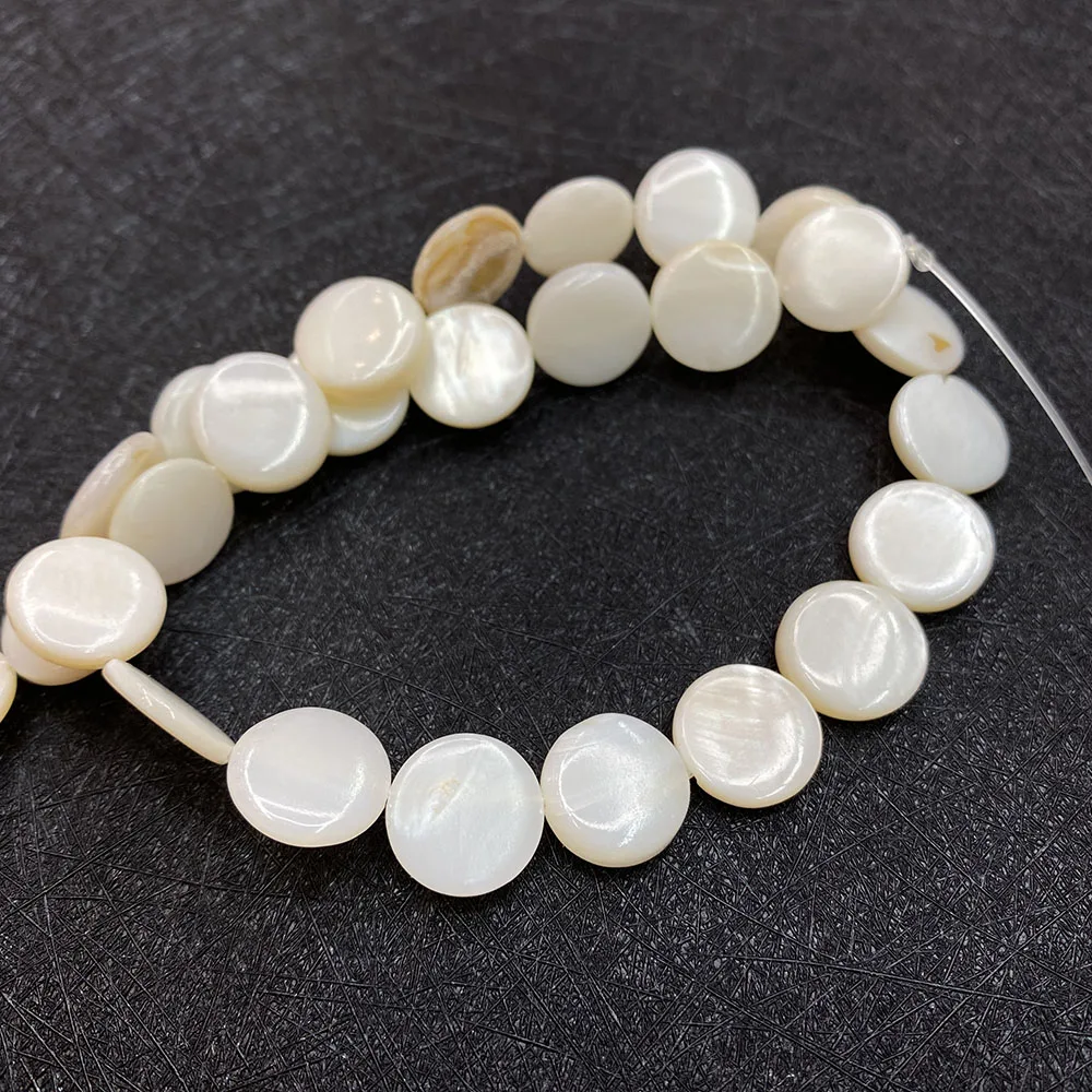 Natural Freshwater Shell Heart-shaped Mother-of-pearl Shells Loose Beads Jewelry Making DIY Necklace Bracelet Earrings Accessory