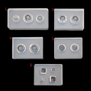 矽膠模具大孔珠手鍊樹脂首飾製程工具 8 最佳銷售 晶簇矽膠模具 - №5