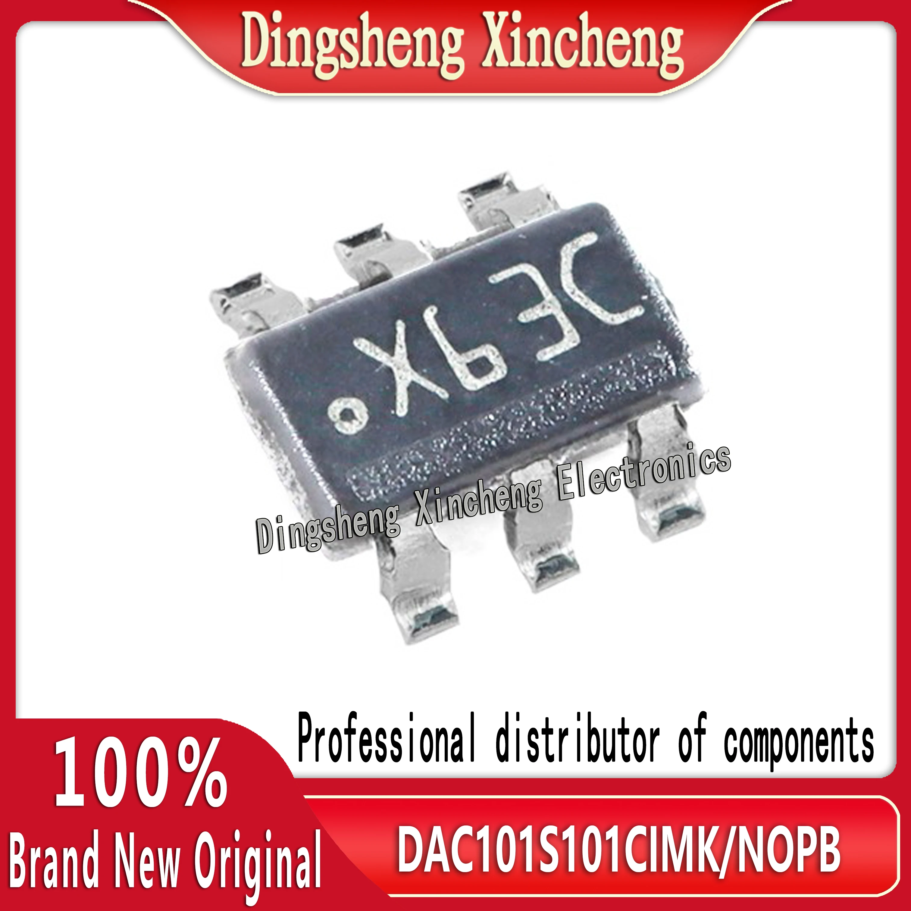 New original DAC101S101CIMK/NOPB SOT-23-6 10 bit analog-to-digital converter chip