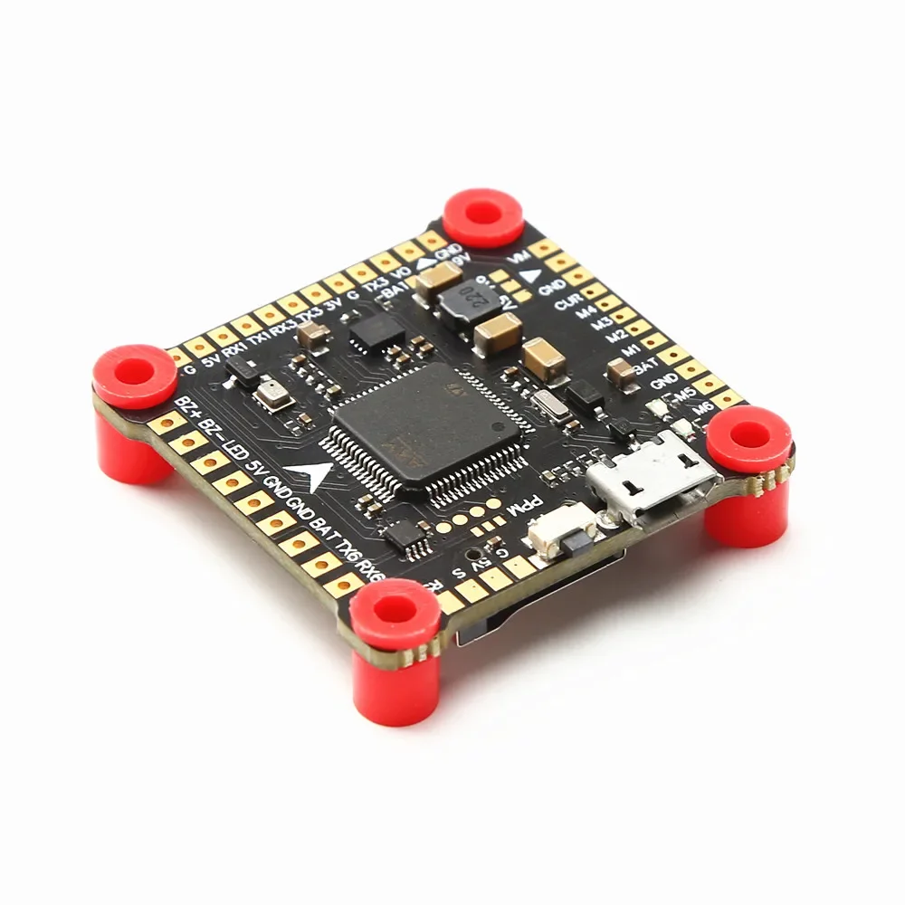 Betaflight-placa controladora de vuelo F4V3S F4 V3 V3S PLUS FC, barómetro OSD Gebaut para QAV250 230 RC Drone FPV Racing Quadcopter