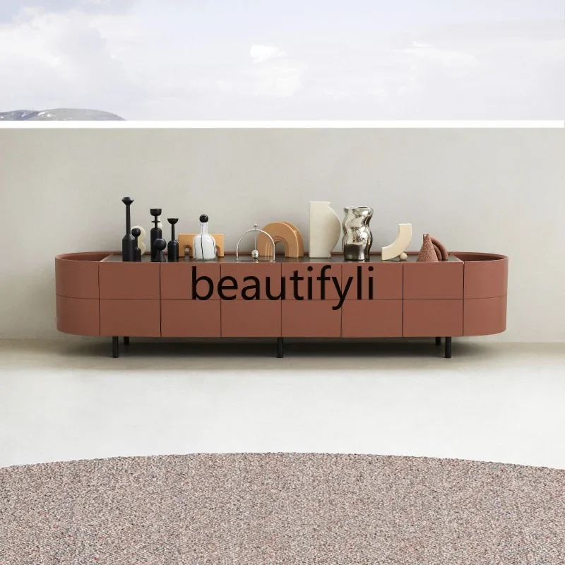 

xxzNordic modern simple TV cabinet floor-to-ceiling household small apartment storage locker living room floor cabinet