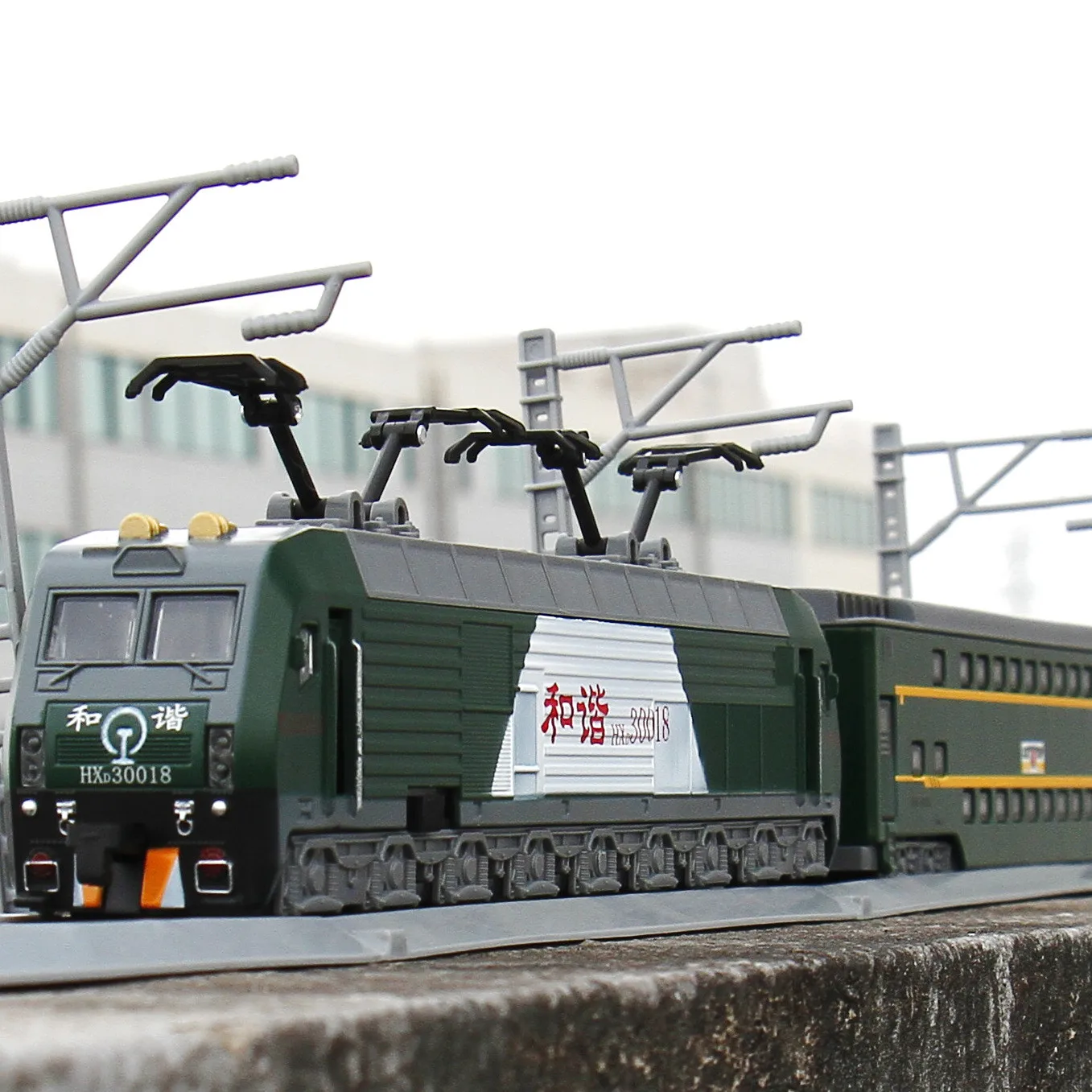 1:87 alloy double deck passenger train model, sound and light back simulation train model,transport train toys,wholesale