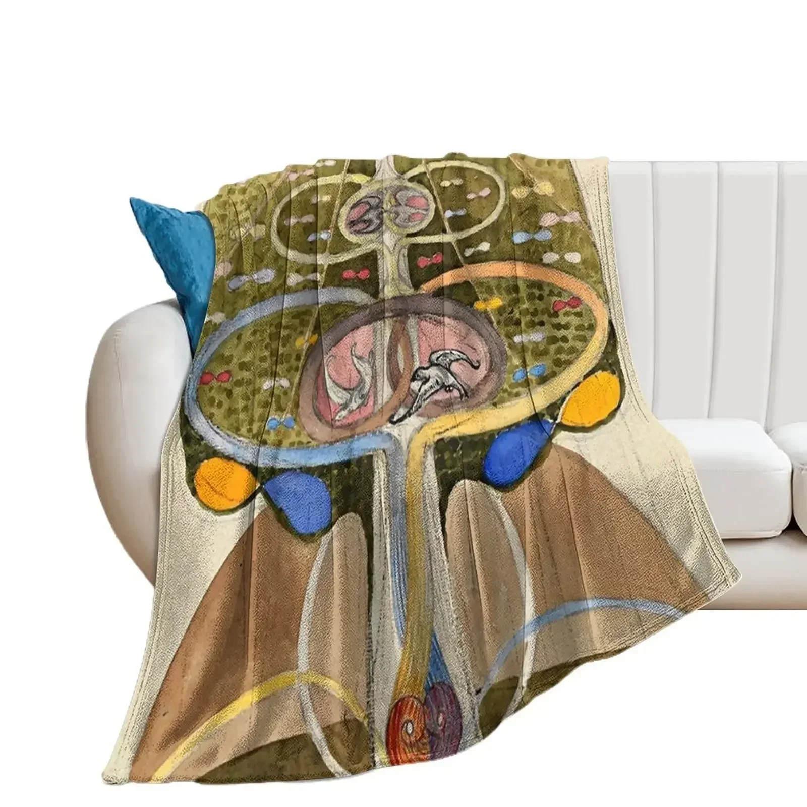 

Hilma af Klint Tree of Knowledge No. 1 (1913) Throw Blanket Extra Large Throw manga Decorative Throw Hairys Blankets