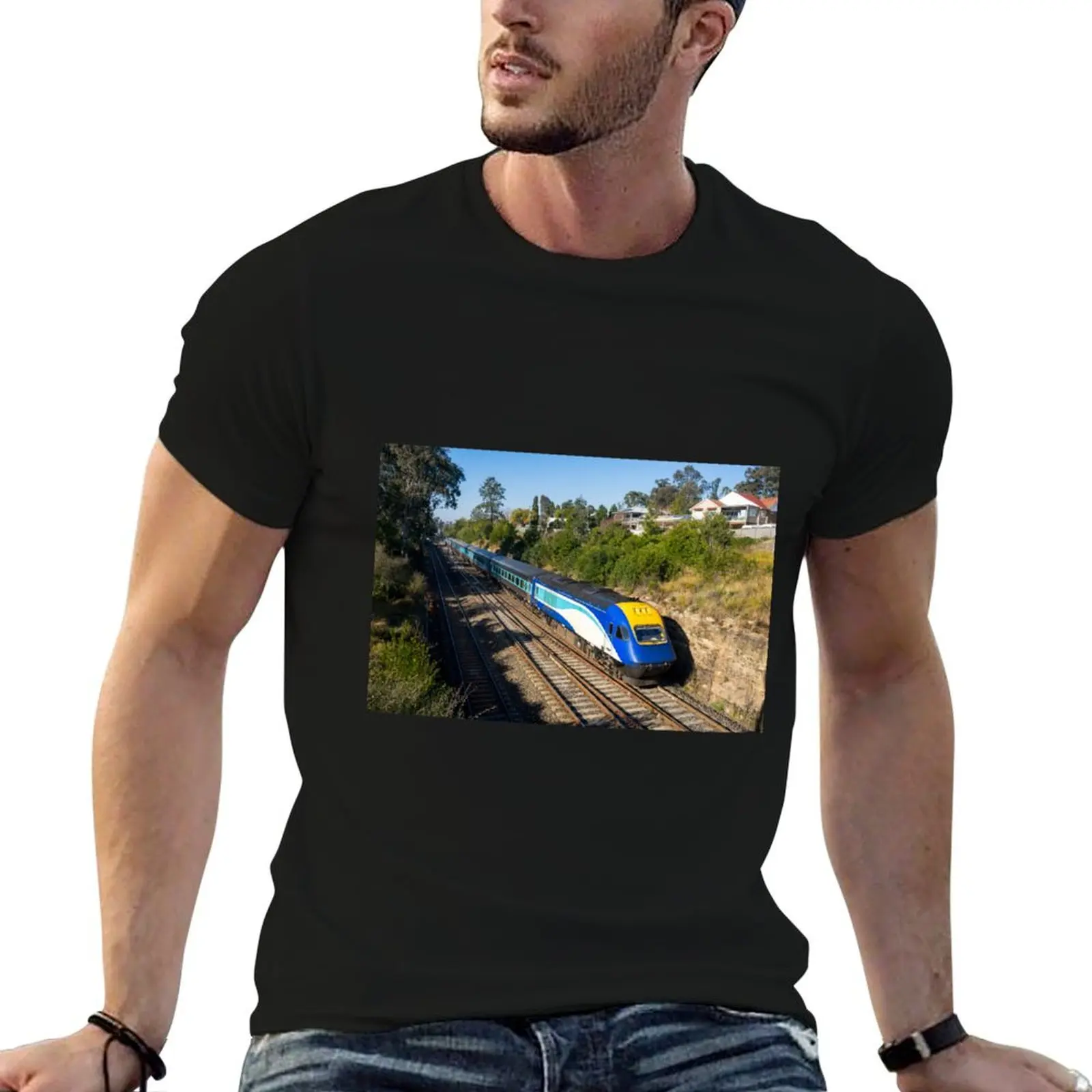 Australian XPT Train at Picton T-Shirt essential t shirt rapper graphic tees tee shirts for men