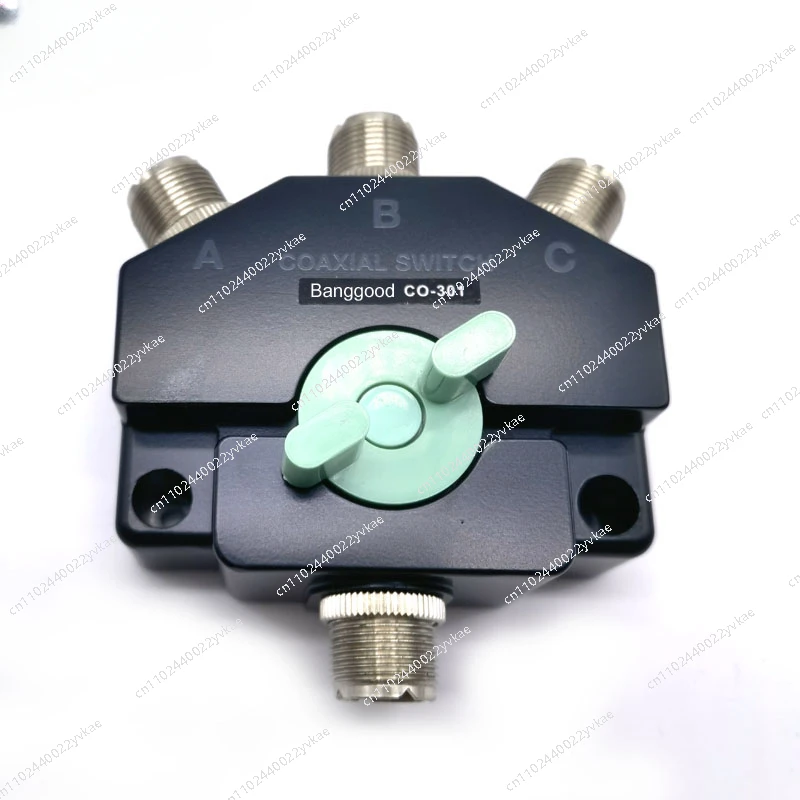 

CX310 CO-301 Wide Band Coax Aerial Switch Repeater 1 Circuit 3 Antenna Switcher Coaxial Resistance Short-Wave Adapter for CX-310