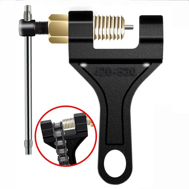 420-530 Motorcycle Chain Breaker Chain Link Removal Separator Motor Chain Breaker Riveting Tool 420-530 Cutter Riveting Tool