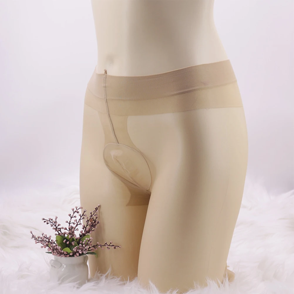 Nylon+Blend Fabric Men Pantyhose, Tight Fitting Stockings Underwear, Ultra Thin and Sexy Design, Suitable for Weight Within 80Kg