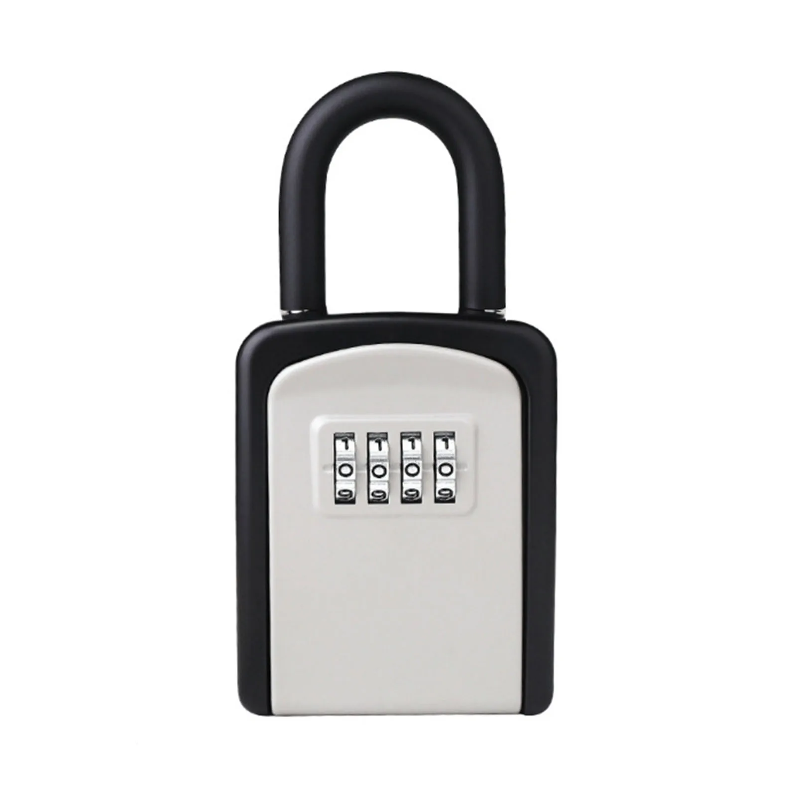 wall mounted key lock box zinc alloy cadeado digitos combinacao senha codigo seguro para home office e seguranca ao ar livre 01