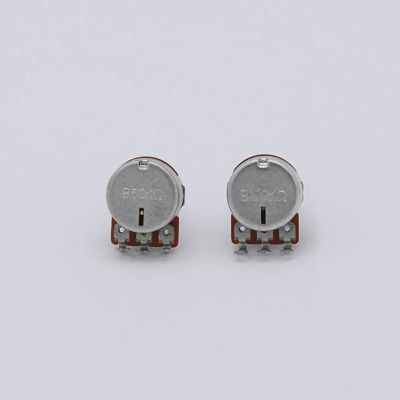 1 Piece B50K/B100K Balance Potentiometer(POT) With Center Detent For Electric Bass Guitar Accessories