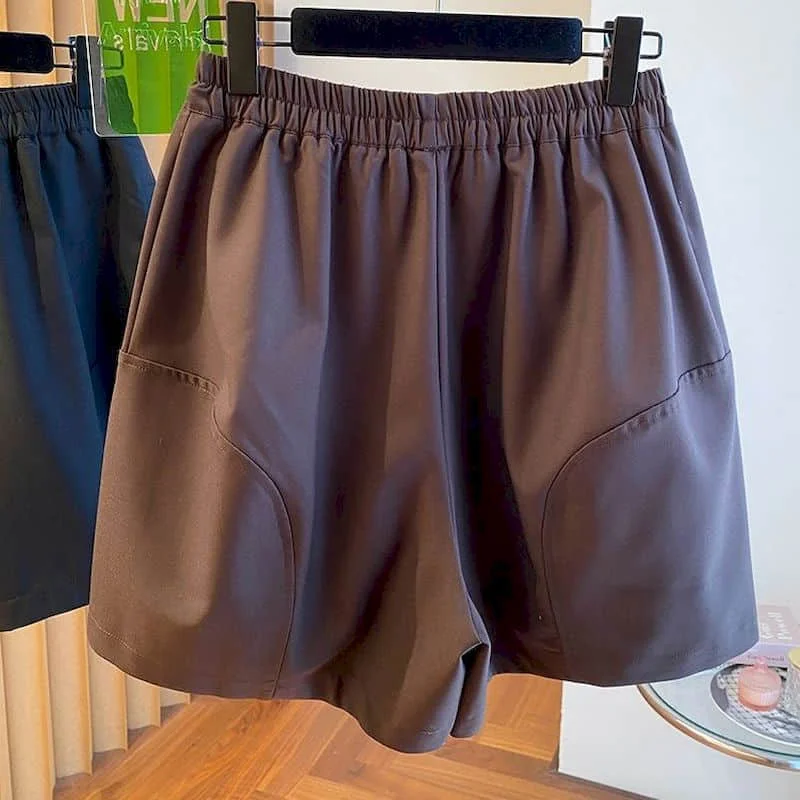 Basic A-Linie Shorts für Frauen Sommer Verkauf koreanischen Stil Retro lässig Hot pants Minimalismus elastische Taille Jogging hose Frauen Kleidung