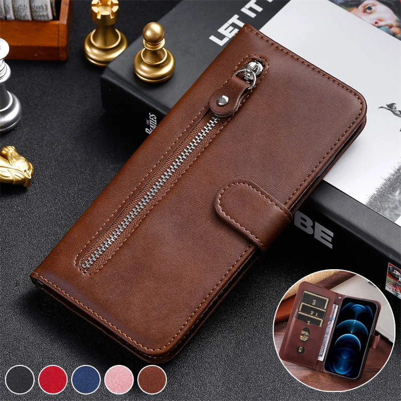 Funda A36 A16 para Samsung Galaxy A16, Funda SM-A165F para Samsung A36 A366E A56 A26 A16 5G A06, Funda de cuero con cremallera, Funda con tapa para teléfono