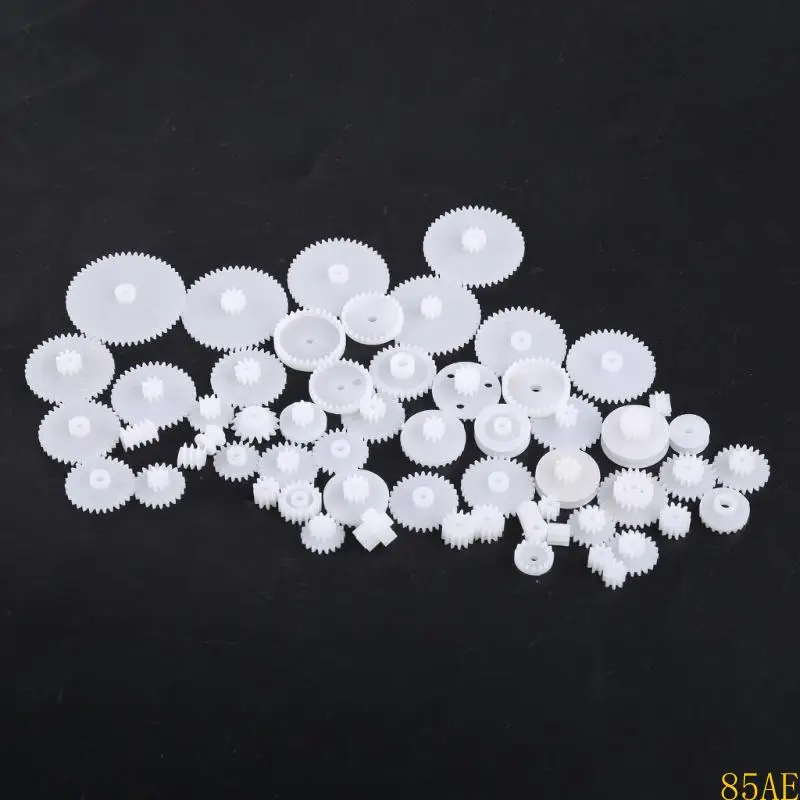 85AE 58 Stili Ruote dentate WSFS Gears Plastica Tutti i moduli 0,5 parti robot fai -da -te