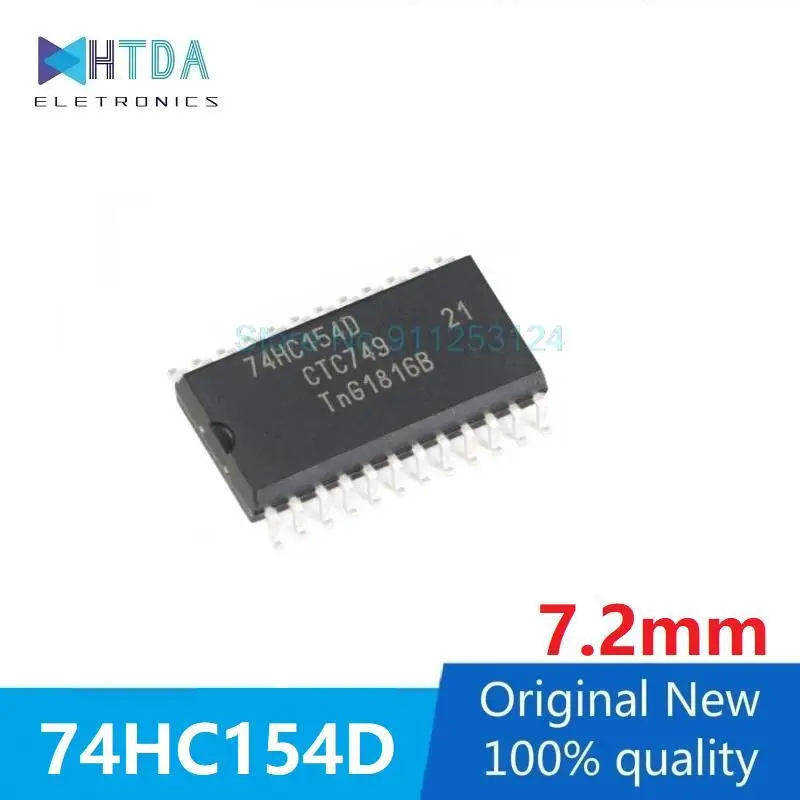 1pcs/lot 74HC154D 74HC154 SOP-24 7.2MM In Stock