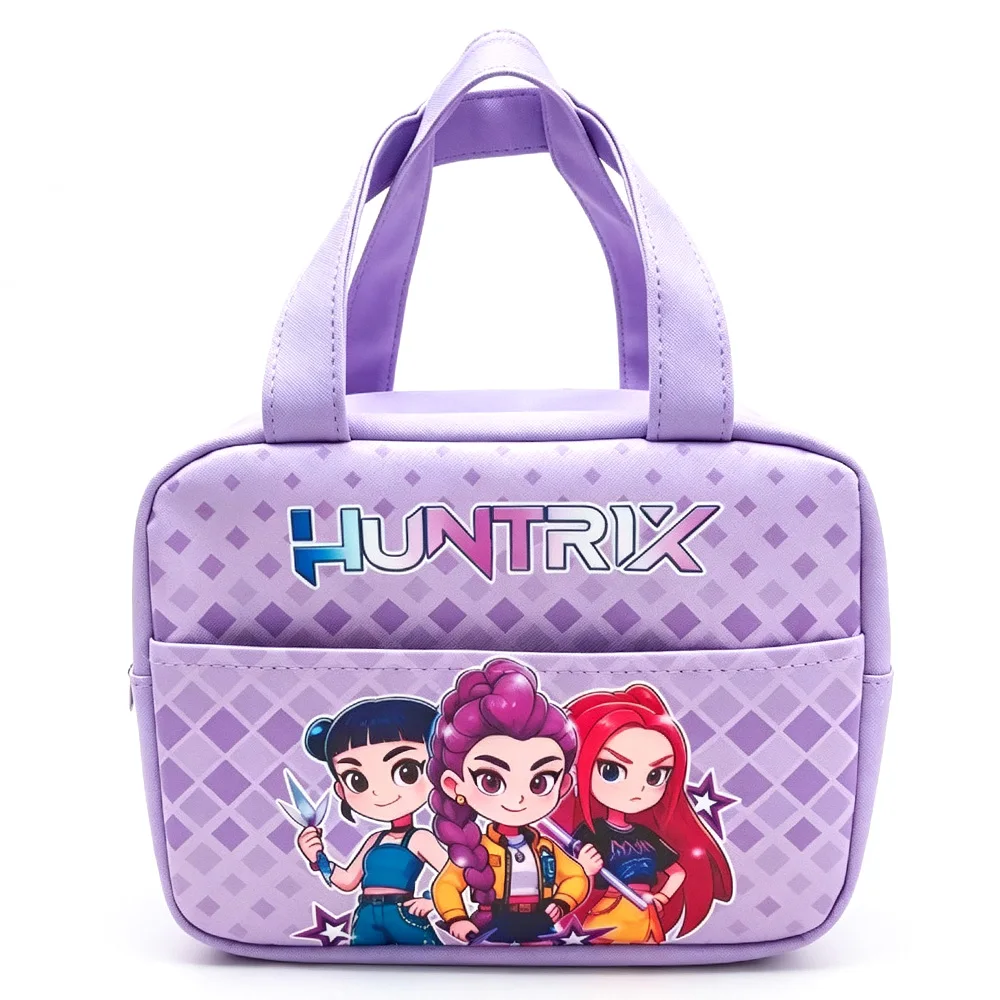 Lunch Box Anime Cute Pu Aluminum Foil Insulation Bag Portable Handbag Lunch Box Bag Storage Bag