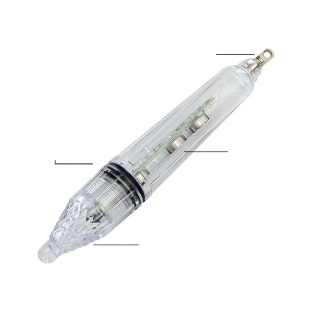 

17Cm 45G Green LED Underwater Fishing Light Night Lure Lamp for Predatory Fish 300M Waterproof Energy Efficient