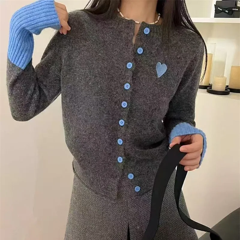 pull-en-laine-tricote-a-col-rond-brode-stitching-love-couleur-contrastante-cardigan-haut-d'hiver-tendance-pour-femme