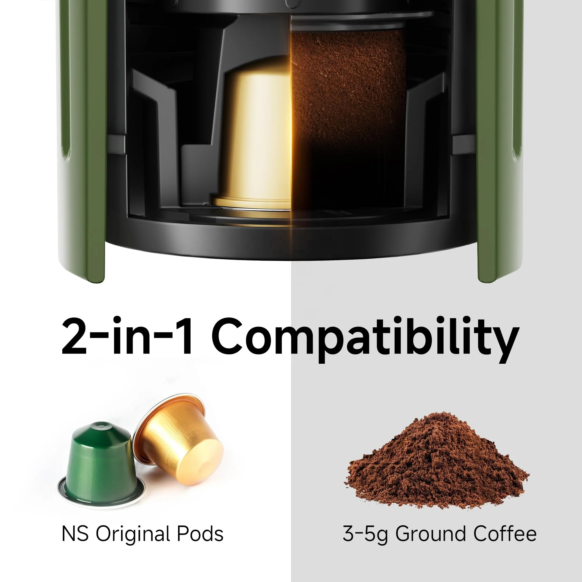Hot Sale Portable Manual Plastic Espresso Machine Travel Capsule Mini H4D Hand-Pump Coffee Maker - view 6