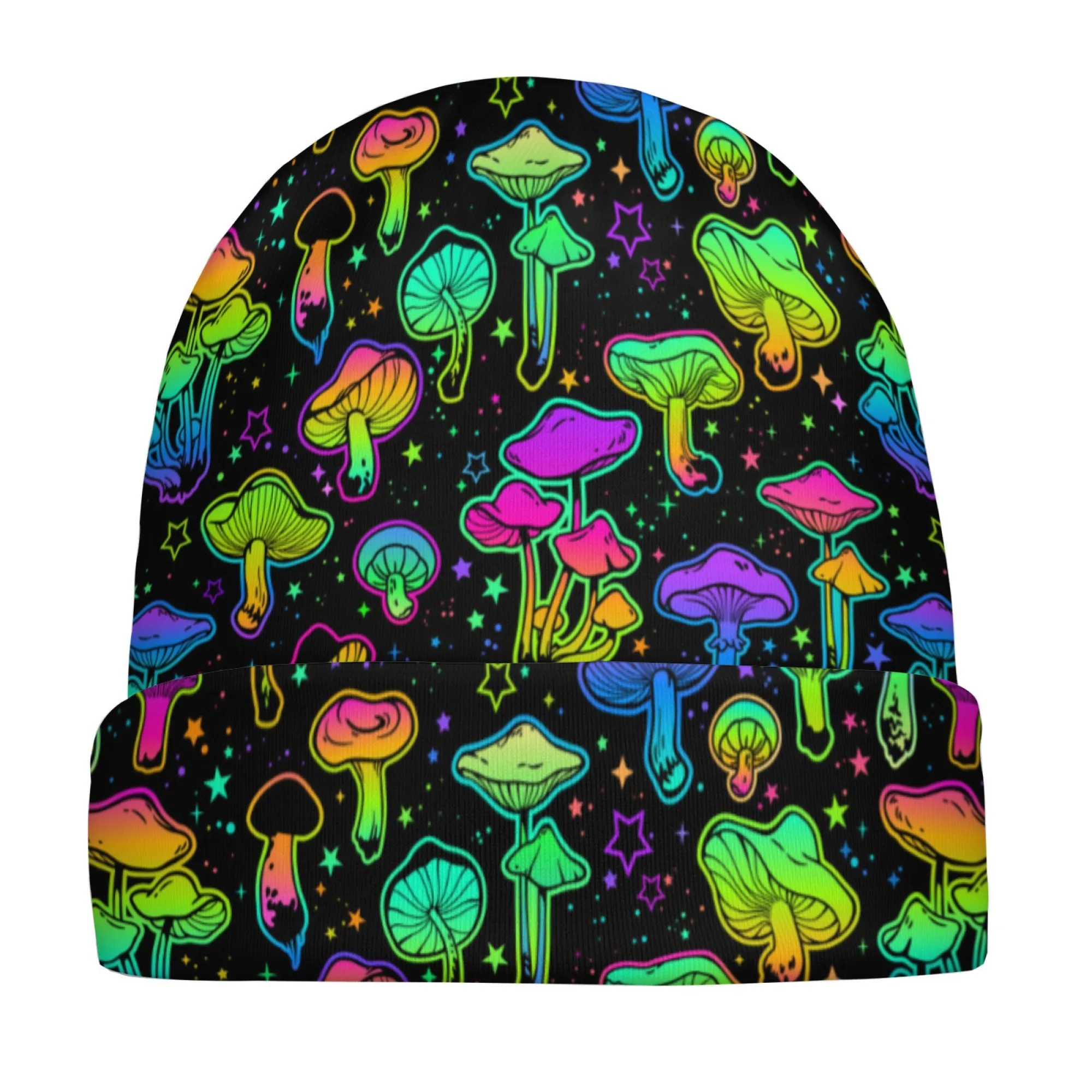 Neon Pilz Neuheit Hut Outdoor Casual Sport Herren Hut Retro Trend Hip Hop Beanie Elastisch Bequem Warm Damen Winter Hut