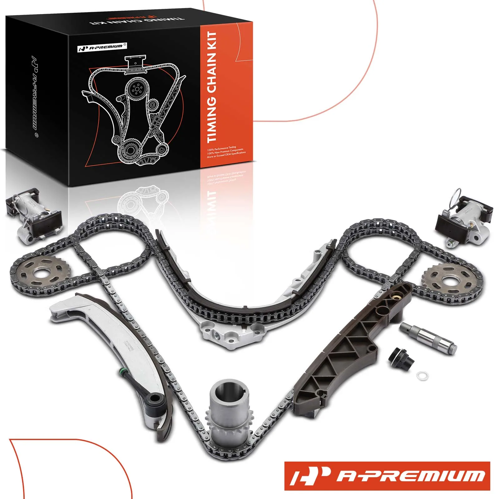 A-Premium 13x Engine Timing Chain Kit for BMW X5 2000-2003 540i 1997-2003 740i 2000-2001 740iL 1996-2001 840Ci 1996-1997 Z8 2003