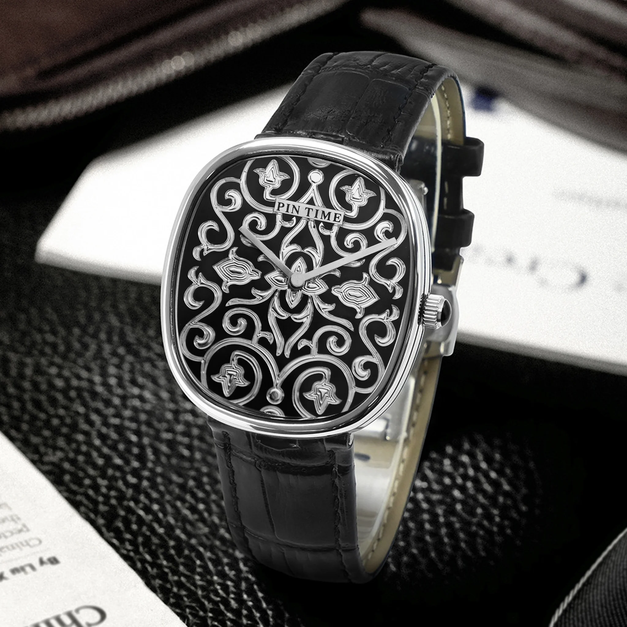 Jam Tangan Kuarsa Pria Jam Tan - Leather Watch Strap ulasan dan harga