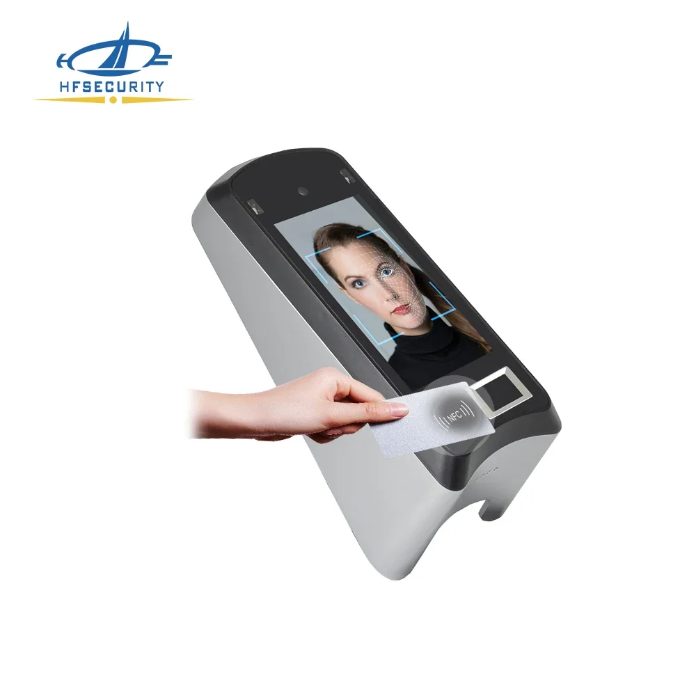 HFSecurity X05 Android 4G Biometric Iris Fingerprint RFID Card Reader Face Recognition Attendance Access System