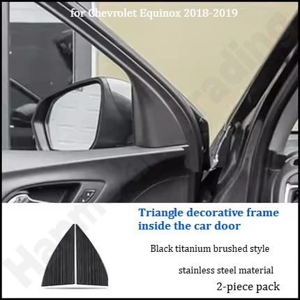 

Декоративная треугольная рамка для Chevrolet Equinox 2018-2019, устанавливаемая внутри двери автомобиля/на приборную панель/на аудиосистему/для интерьера автомобиля.