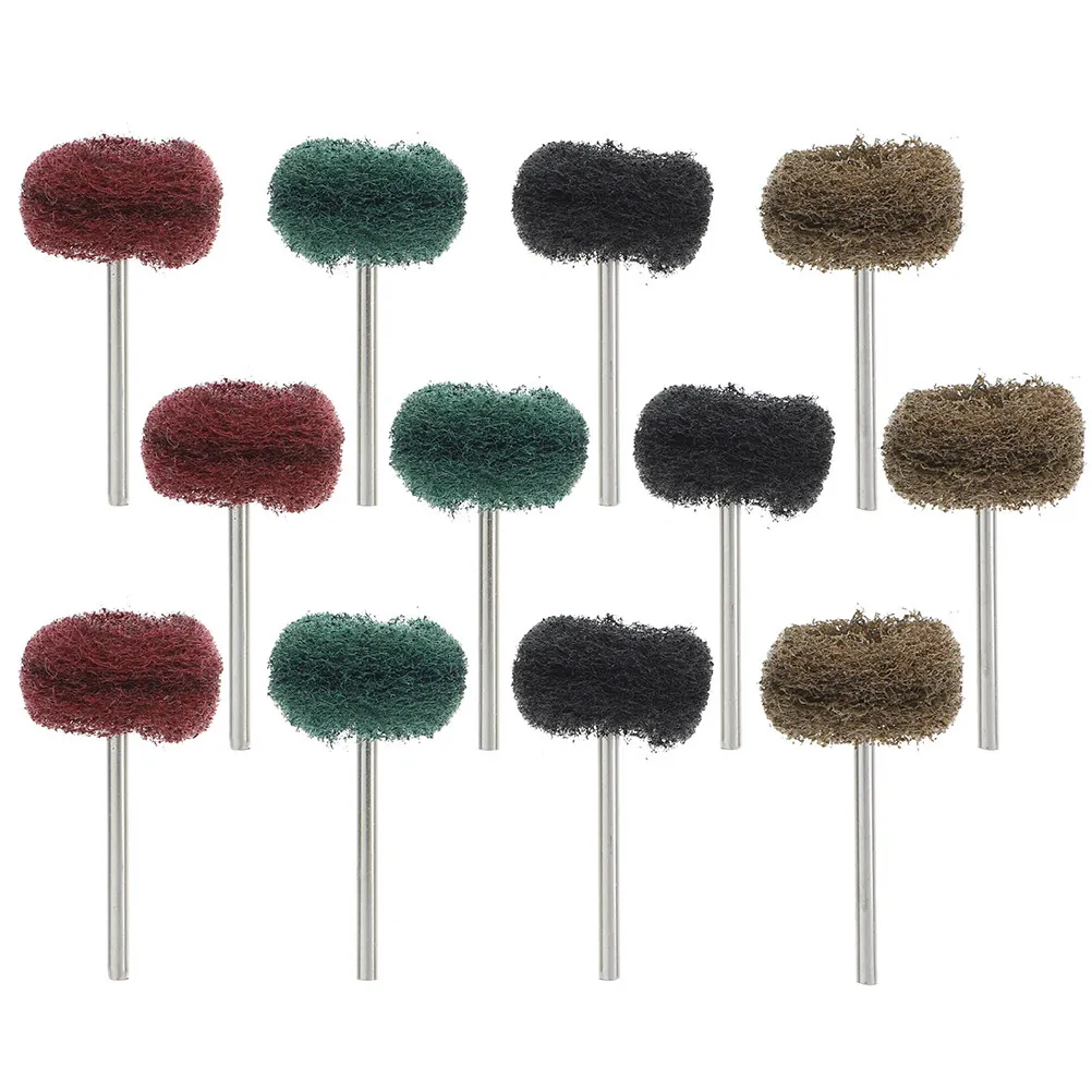 20Pcs Drill Polishing Wheel Durable Steel Buffing Wheel Attachment Metal Polishing Kit Rotary Tool Accessory Drill Polisher