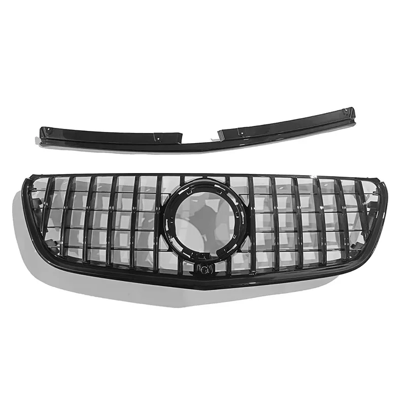 For Mercedes Benz V-Class V250 V260 W447W448 2021-2024 GT Style or OEM Diamond Style Front Grille Bumper Grille Automotive Parts