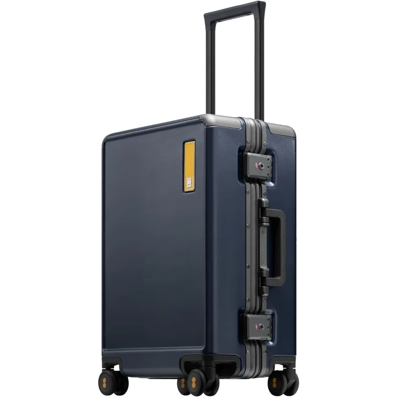 

Carry On Luggage Airline Approved Zipperless with Aluminum Frame, Lightweight Hard Case Luggage with Spinner Wheels