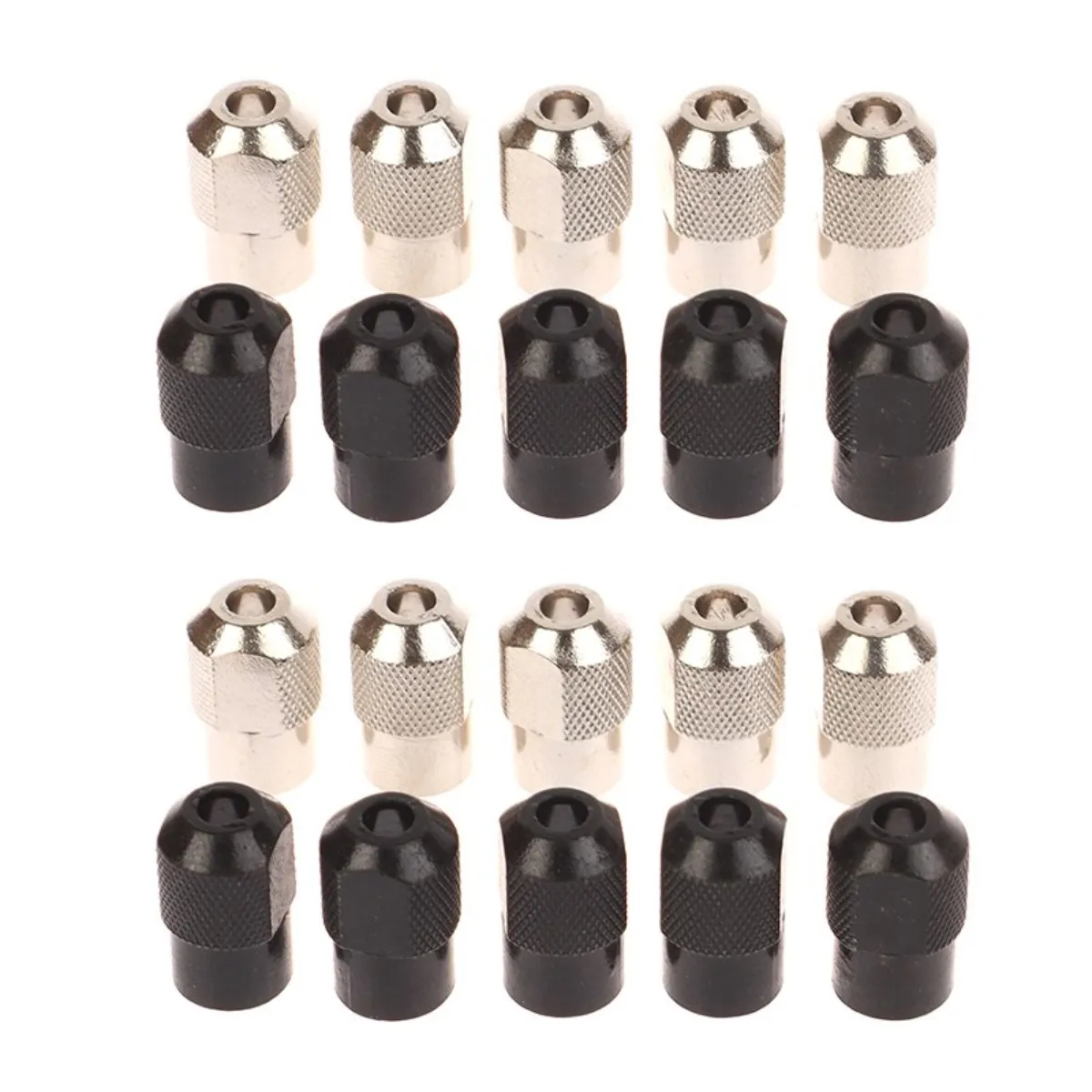 5PCS Mini trapano mandrino in lega di zinco dado mandrino accessori per utensili rotanti utensili elettrici accessori per incisore