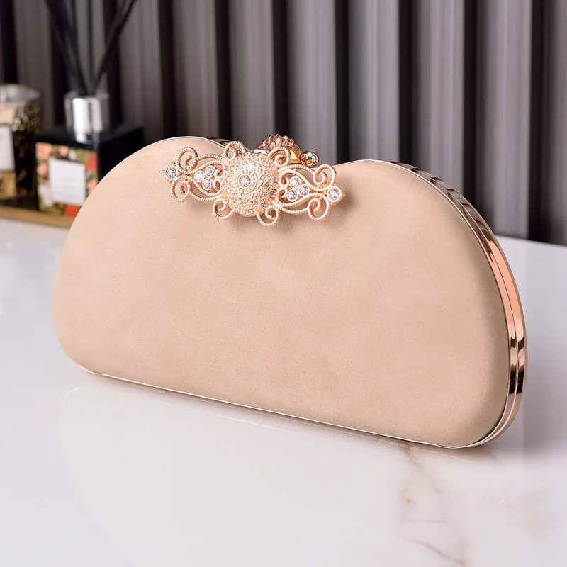 2023 New PU Dinner Bag Fashion Luxury Clucth Purse Fashion Rhinestone Bag Over Shoulder Evening Party Clutches Chain Handbags