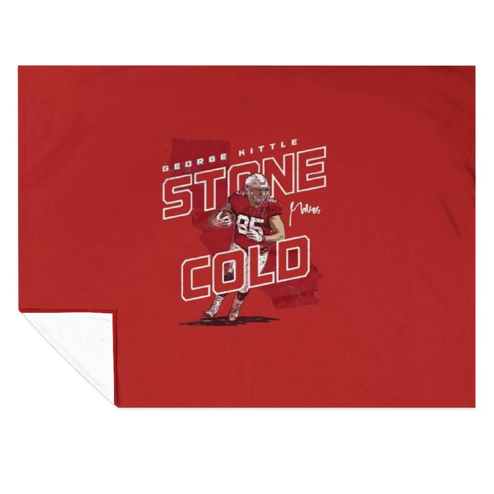 

George Kittle stone cold Throw Blanket Sofa Tourist Blankets For Sofas Summer Blankets