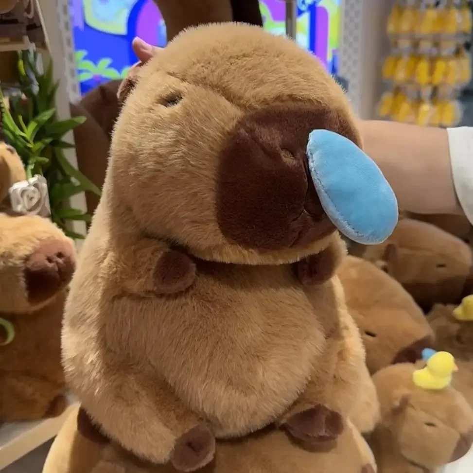 Animaux de simulation en peluche Snotty Capybara, mignon, doux, extensible, boue nasale, moelleux, beurre, cadeau pour enfant