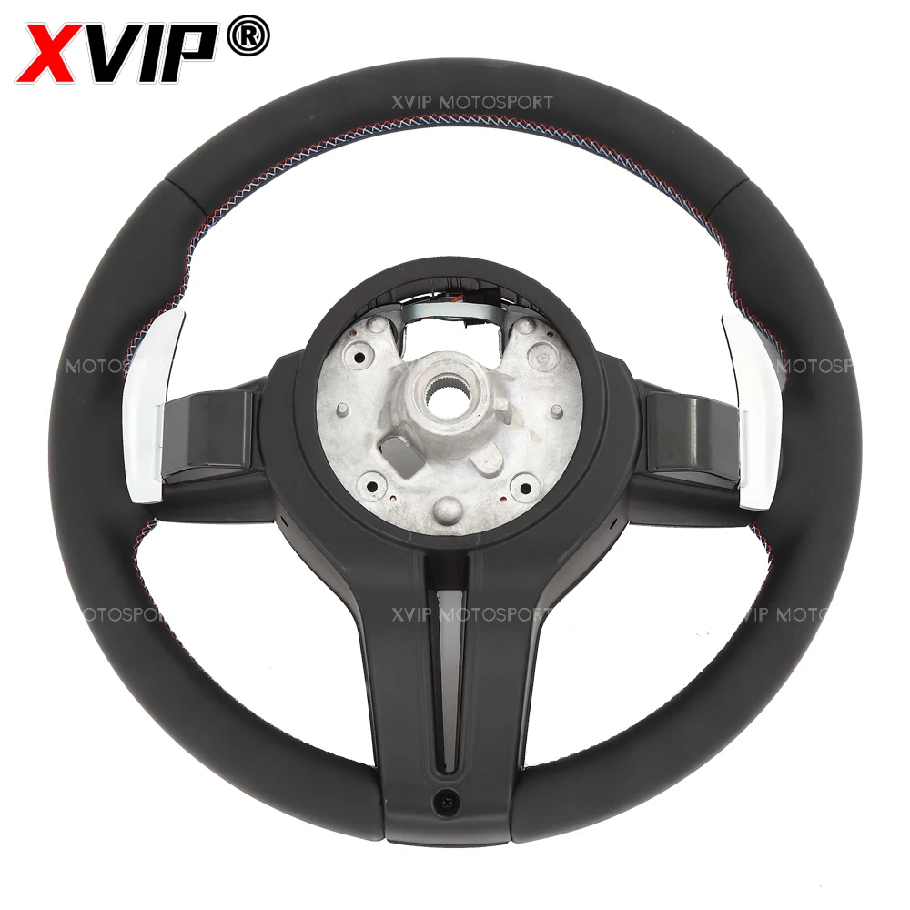 XVIP نابا عجلة القيادة الجلدية بدون وسادة هوائية لسيارات BMW X6M F86 13-18 F20 F21 F30 F31 F34 GT F32 F33 F36 F15 F16 F80 F82 F85