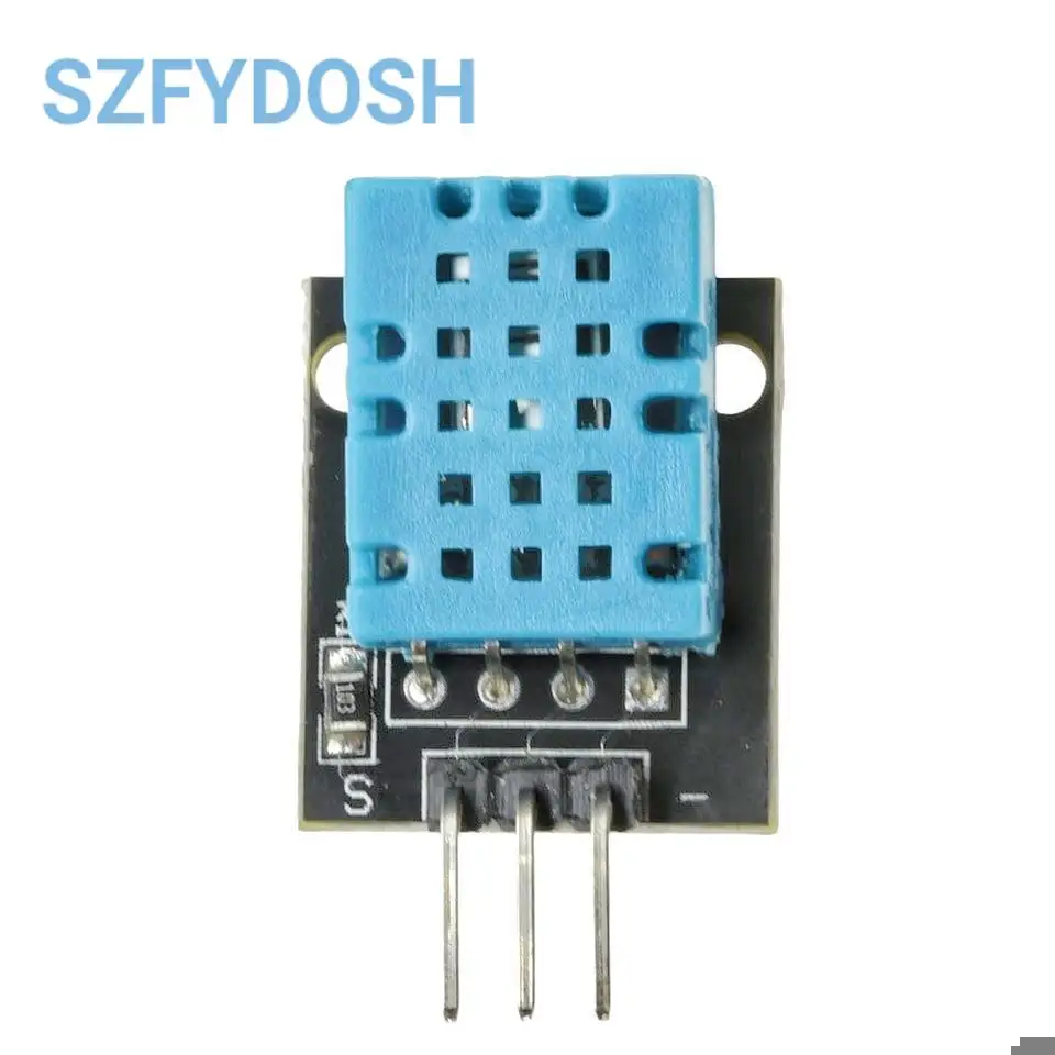 مستشعر درجة الحرارة والرطوبة الرقمي DHT11 LED وحدات مجلس اللبنات الإلكترونية مع خط دوبونت لاردوينو لتقوم بها بنفسك