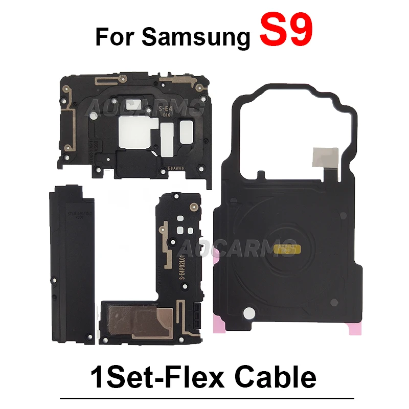 For Samsung Galaxy S7Edge S8 S9 S10 S21 Plus Wireless Charging Coil NFC Loudspeaker Signal Antenna Motherboard Metal Sheet Cover