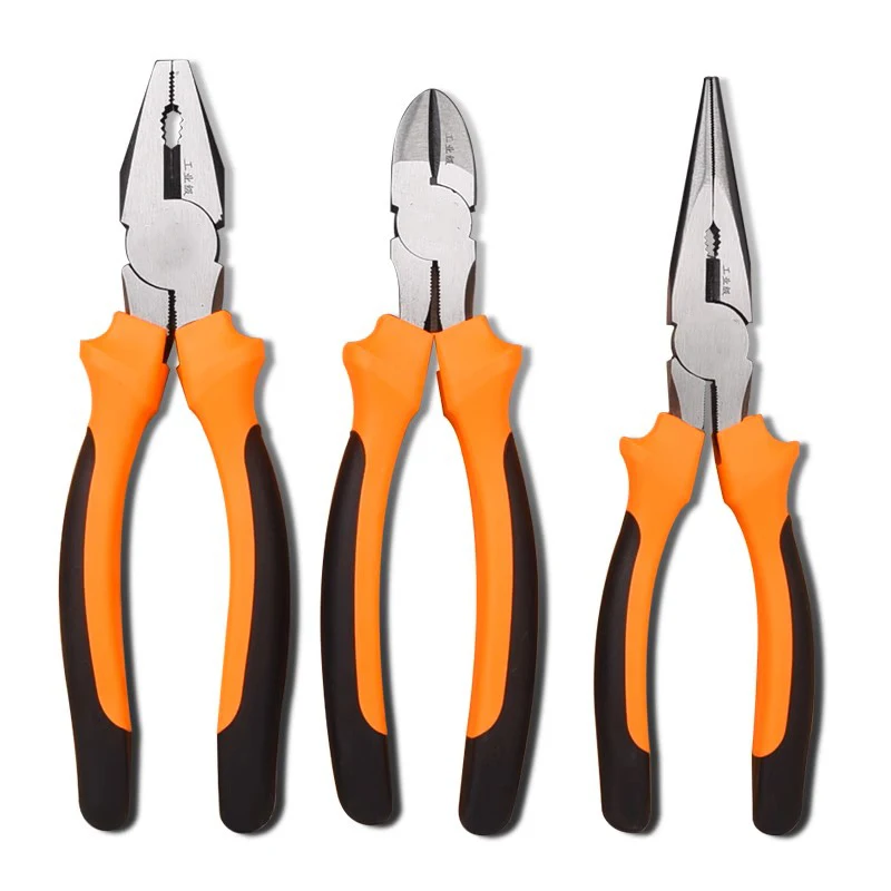 Wire Pliers，Sharp Large Opening Diagonal Pliers Needle Nose Pliers，for Twisting and Clamping MetalWires