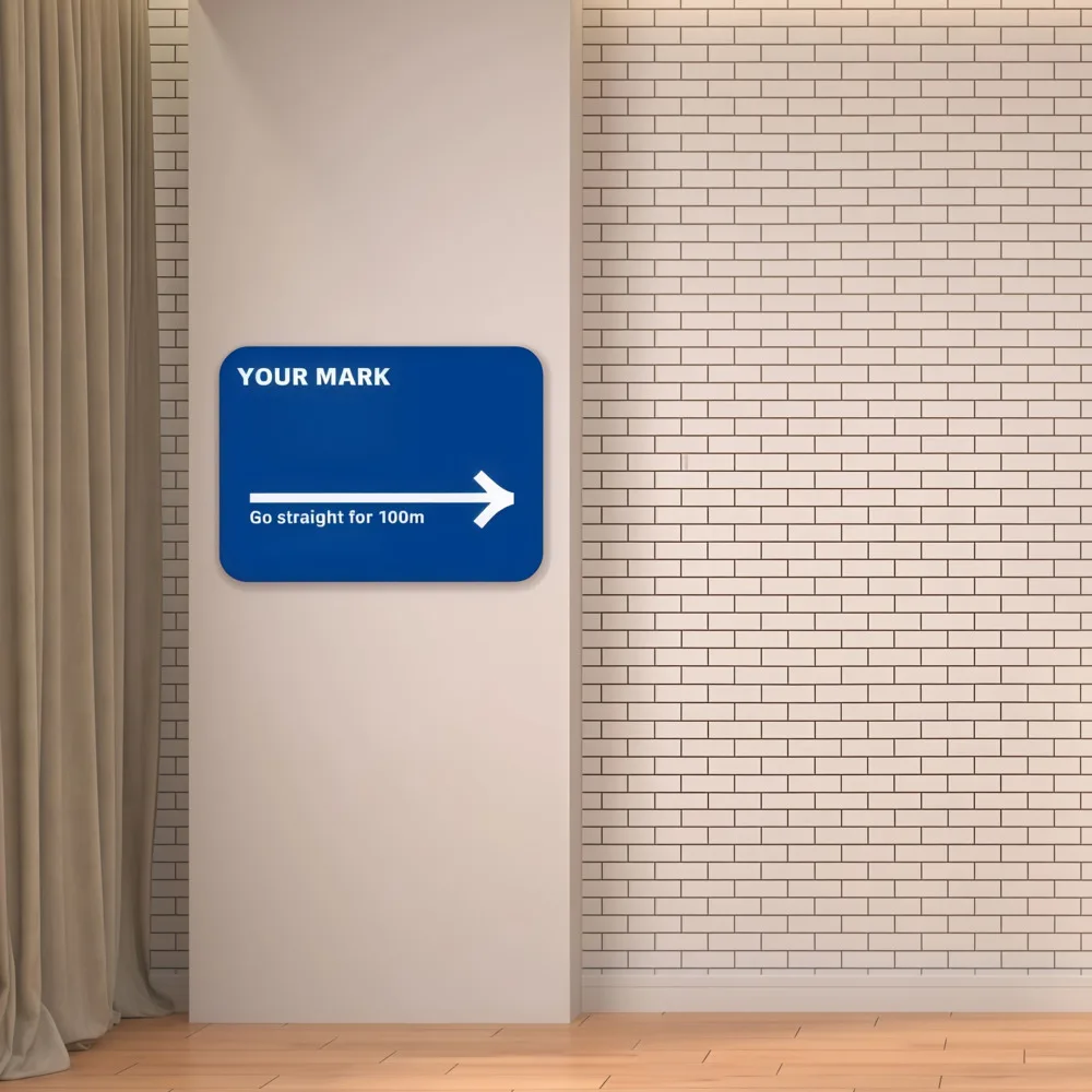 

Modern Home Sign, Glass Effect Acrylic Indicator Sign, Street Name Road Plate Plaque