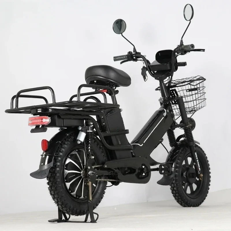 Upgraded Monster Ebike 60V 20ah 21Ah 500w 16*3.0 Tire Disc Brake Absorption Electric Bike Bicycle City Food Electric Bike