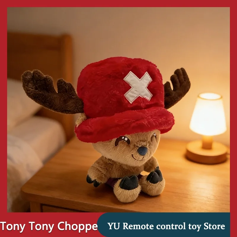 

Новая плюшевая игрушка One Piece: Тони Тони Чоппер, плюшевая кукла, милая подушка-украшение для дивана, подарок на Рождество, день рождения, детская игрушка