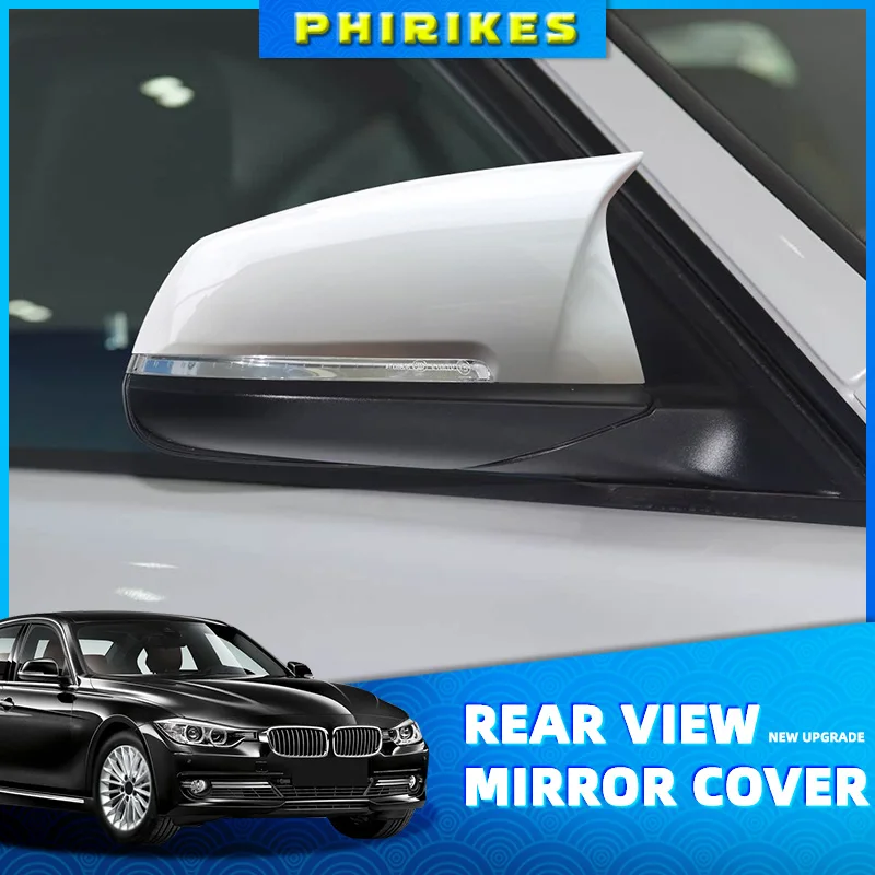 

High Quality White M Style Car Side Rearview Mirror Cover Cap Trim For BMW 1 2 3 3GT 4 M2 i3 F20 F21 F22 F23 F30 F31 F32 F33 F34