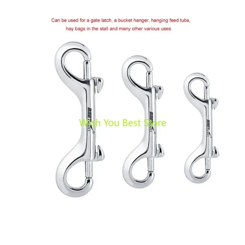 Zinc alloy double head hook,  mountaineering marine equipment