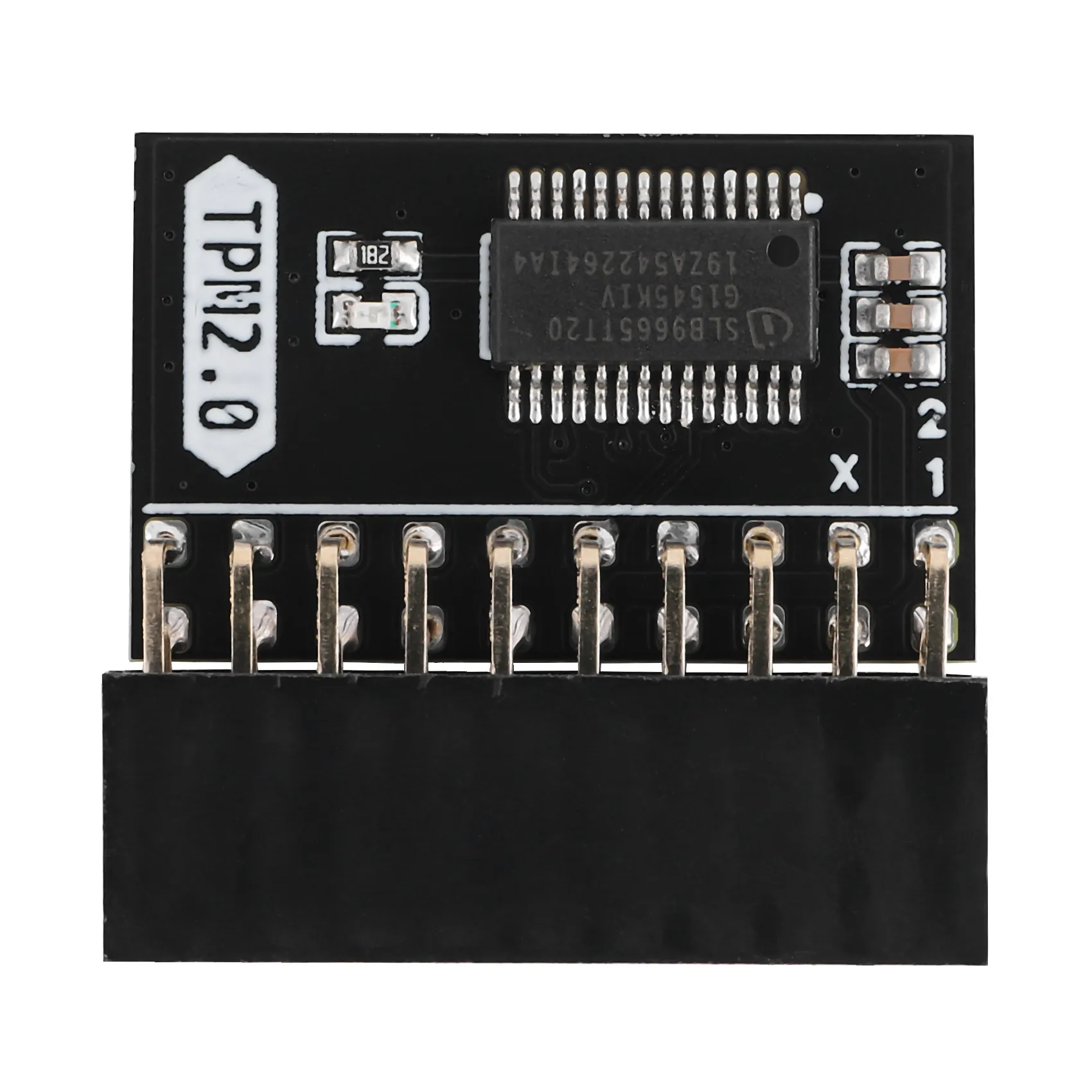 B04C-LPC 20Pin โมดูลป้องกันสําหรับ ASUS TPM-L R2.0/Gigabyte GC-TPM2.0 ใช้งานร่วมกับ Trust แพลตฟอร์มโมดูล 20-Pin 20-1 L2P7