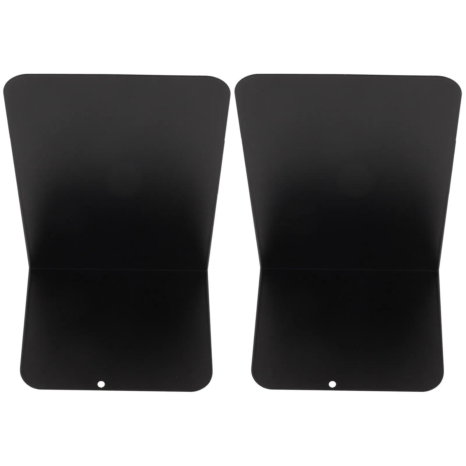 

1 пара металлических подставок для книг, прочные, современный дизайн, устойчивое основание, противоскользящие, надежно удерживают книги, журналы, каталоги, файлы.