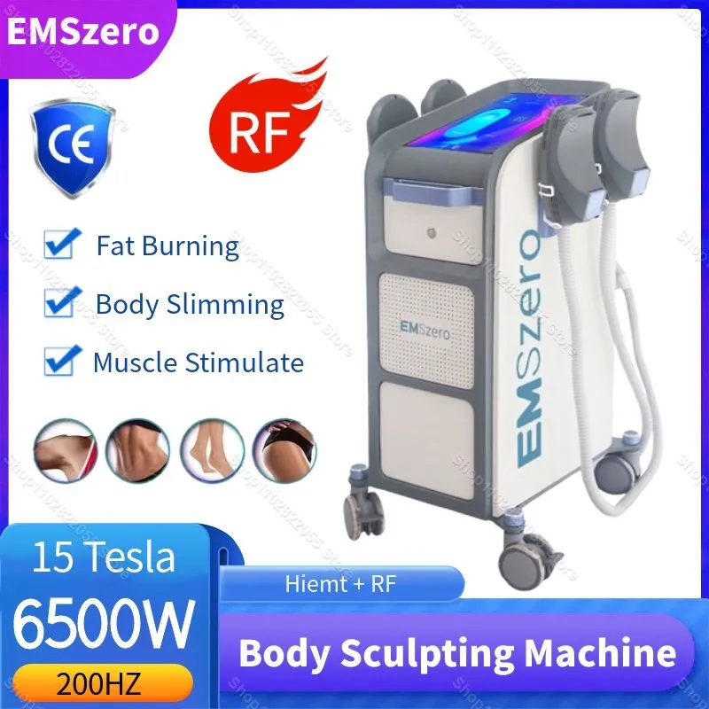 EMS Body Sculpt RF Machine 6500W 200HZ EMSzero Neo Muscle Build Nova Slimming Fat Removal Hiemt Emsslim neo Beauty Device