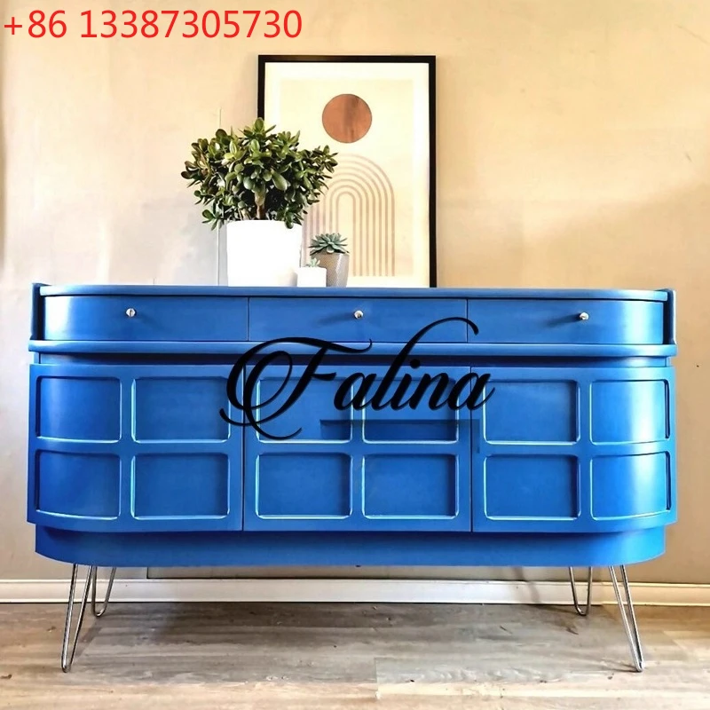 

Французский светлый роскошный входной шкаф, декоративный шкаф в американском неоклассическом фойе