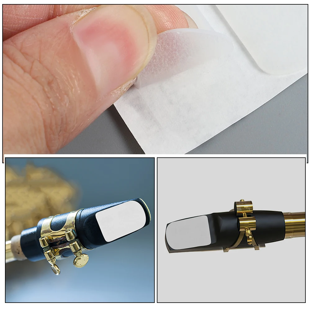 

80Pcs Saxophone Clarinet Mouthpiece Pads 08mm Thick Silicone Cushions Secure Fit Protection Longevity Clarinet Mouthpiece Pad