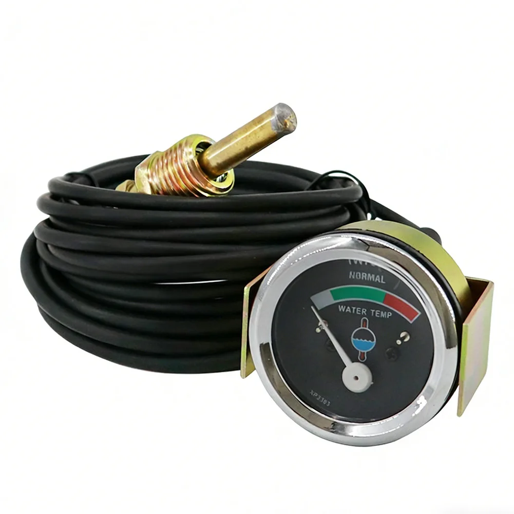 

Water Temperature Sensor Gauge Water Temp Gauge Dual 12V 24V Compatibility Iron Construction Vibration Resistant