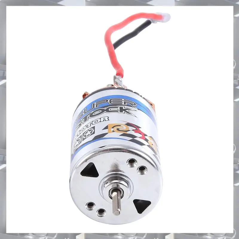 

A84F-550 Brushed Motor & 480A Waterproof Brushed ESC Speed Controller With 5V/3A BEC For 1:10 RC Crawler Axial SCX10 TRX4