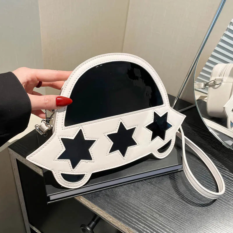 

Unique Design Crossbody Bags for Women 2024 New Leather Fashion Small Bag Personalized High Quality Cartoon Woman Shoulder Bag